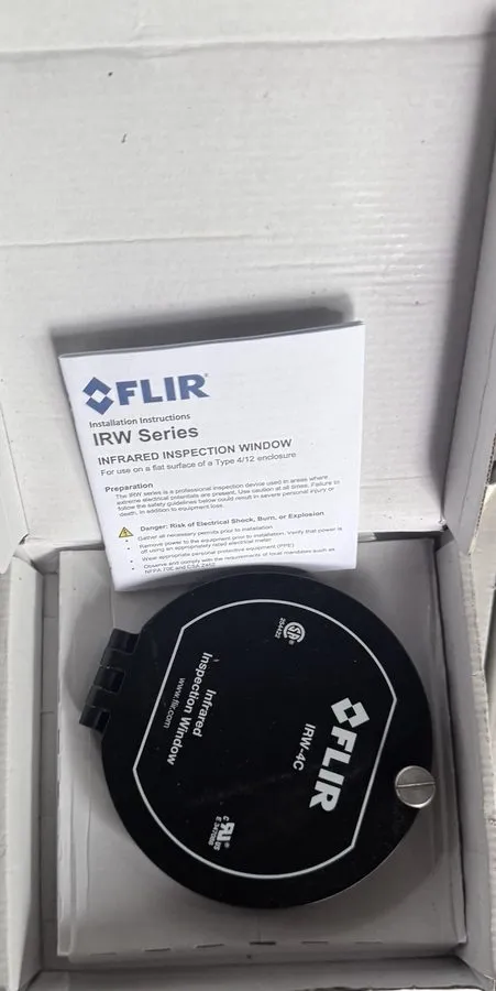 Тестер FLIR IRW-4C Infrared Inspection IR Window, 4-Inches — фото лота 1