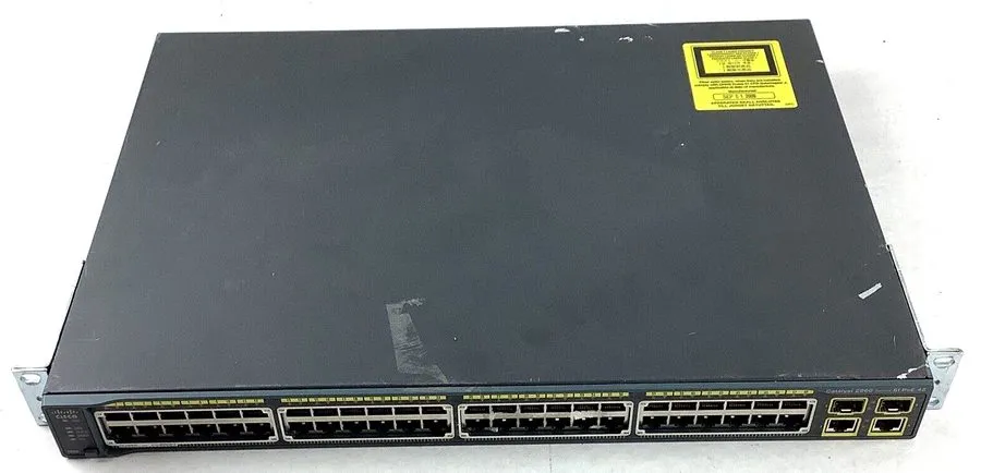 Коммутатор Cisco Catalyst WS-C2960-48PST-S 48-Port 10/100 PoE 2xGbE 2xSFP Switch