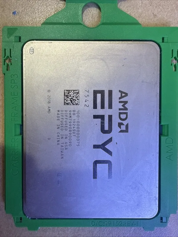 Модуль памяти AMD EPYC 7542 cpu processor 29GHz up to 34GHz 32 core 225w G2U