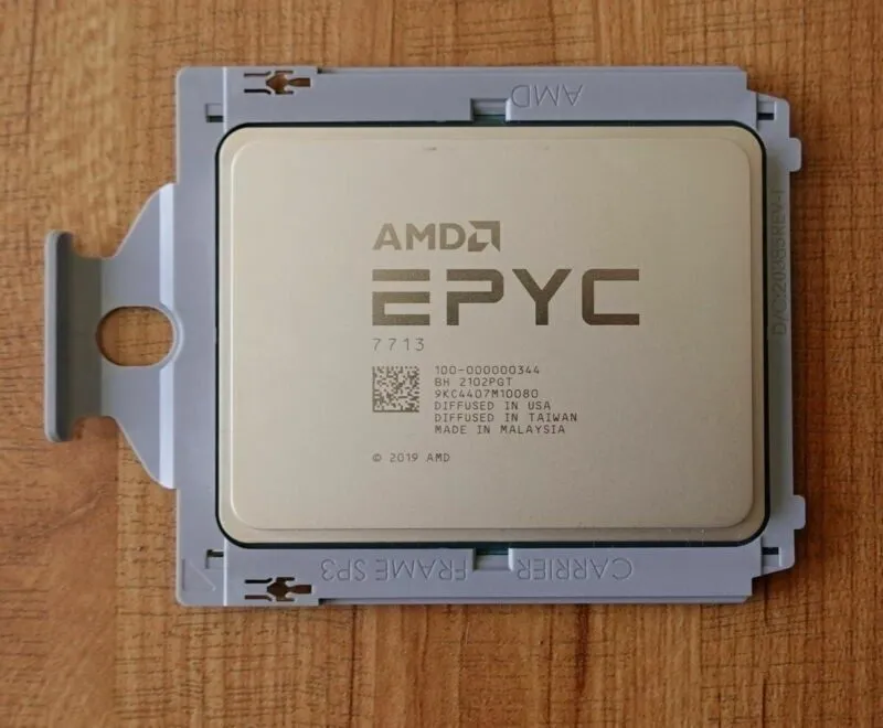 Процессор Unlocked AMD EPYC Milan 7713 2.0GHz 64 Core 128 Thread 225W CPU Proces