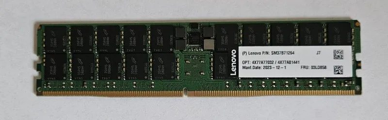 Модуль памяти 64GB 2Rx4 Micron PC5-4800B MTC40F2046S1RC48BA1 | DDR5 4800 RDIMM |