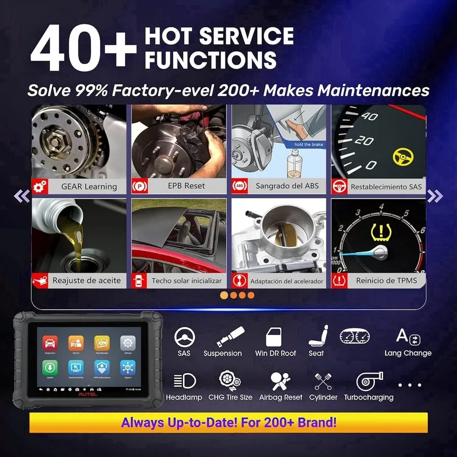 Диагностический сканер 2025 Autel MaxiCOM MX900 MK900 Auto All System Diagnostic