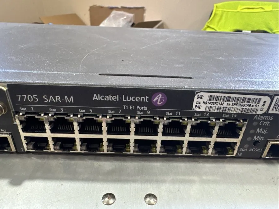 Маршрутизатор Alcatel Lucent 7705 SAR-M Service Aggregation Router T1/E1 P/N: 3H