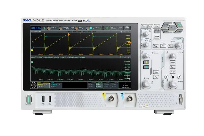 Осциллограф Rigol DHO1202 2 Channel / 200 MHz Digital Oscilloscope