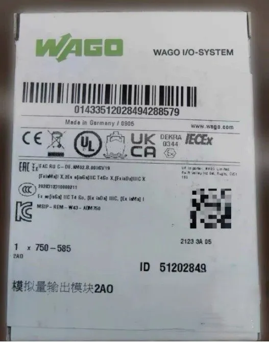ПЛК WAGO 750-585 Buscoupler DeviceNet Module PLC