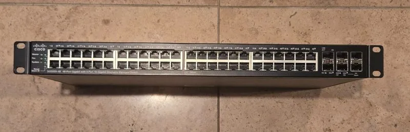 Коммутатор Cisco SG500X-48-K9 V02 48 Port Managed Gigabit Network Switch