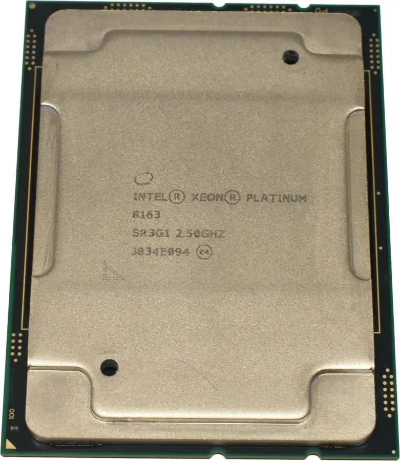 Сервер Intel Xeon Platinum Processor 8163 24-Core 33MB 2.5GHz FCLGA3647 SR3G1