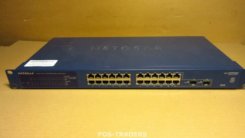 Коммутатор NETGEAR GS724T 24-Port Gigabit Managed Switch ProSAFE Rackmount VLAN