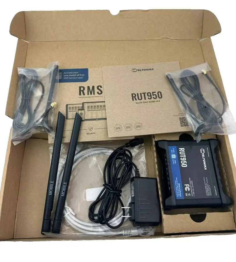 Маршрутизатор Teltonika RUT950W02400 RUT950 LTE Router All Carriers US/CAN — фото лота 1