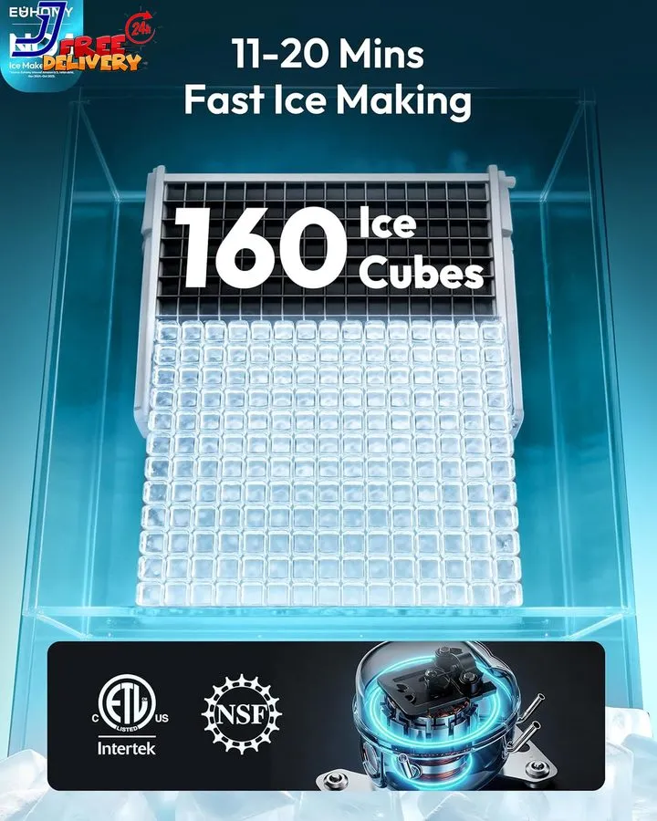 Льдогенератор Commercial Ice Maker Machine 400Lbs/24H,Etl Approval Ice Machine 2