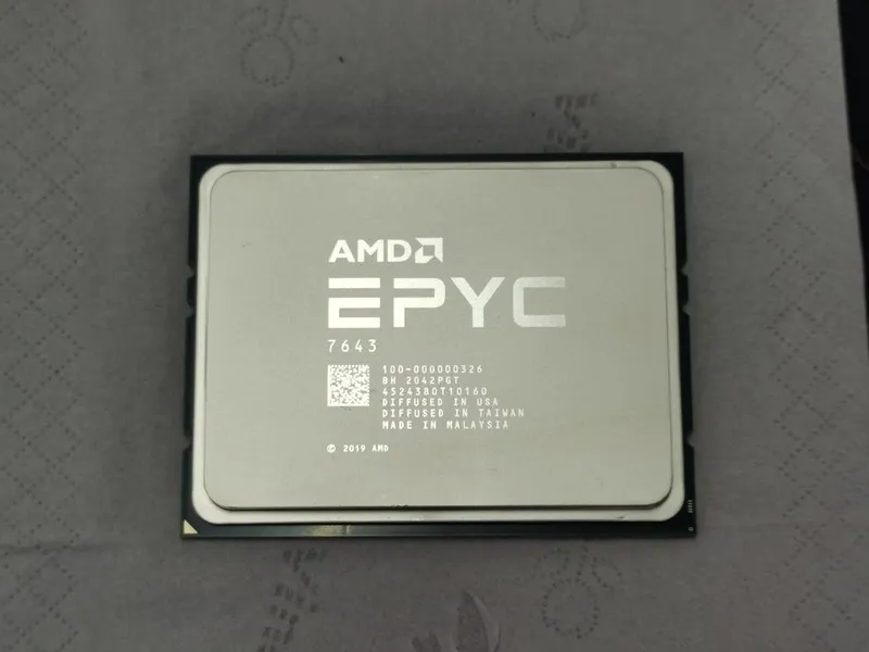 Процессор AMD EPYC Milan 2.3GHZ 48 core 96 threads socket CPU processor