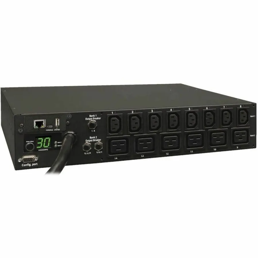 Блок розеток PDU Tripp Lite PDUMH30HV19NET 5500W Single-Phase Switched PDU Out:  — фото лота 1