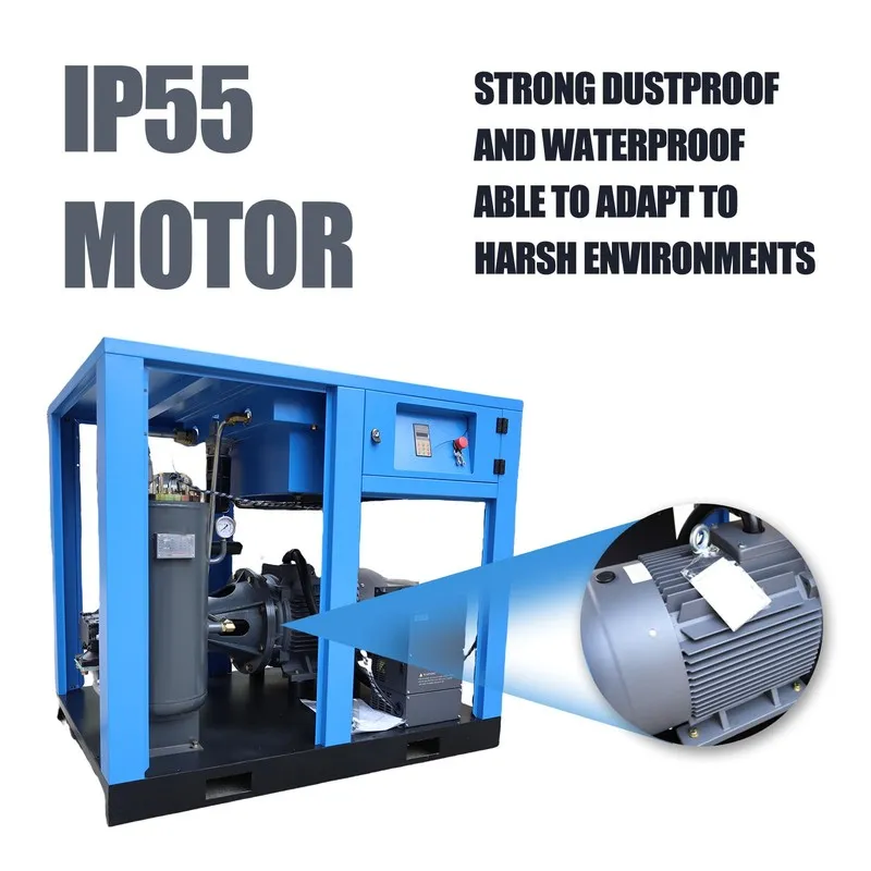 Компрессор 230V Rotary Screw Air Compressor 3 Phase VFD 230CFM @ 125PSI Industri — фото лота 2
