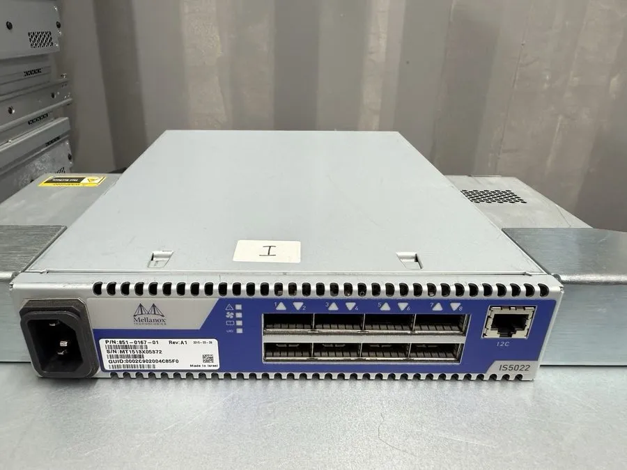 Коммутатор Mellanox IS5022 InfiniBand Switch 8-Port 40Gb/s QSFP QDR 1U Rackmount
