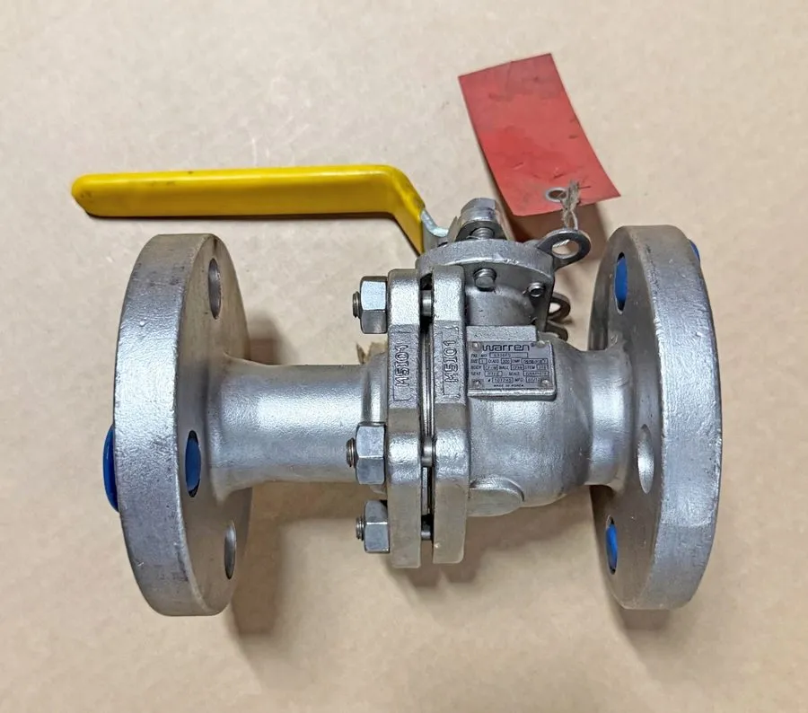 Клапан WARREN 1" 300 Fire Safe FULL PORT 316 STAINLESS STEEL BALL VALVE CF8M 630