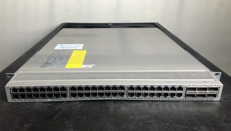 Коммутатор Cisco N3K-C31108TC-V 48-Port 10Gbase-T RJ45 6 QSFP28 & Dual AC *1-YEA — фото лота 1
