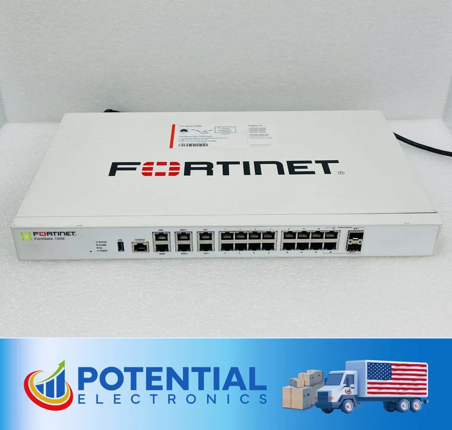 Межсетевой экран Fortinet FortiGate 100e FG-100E Firewall Security Appliance 16-