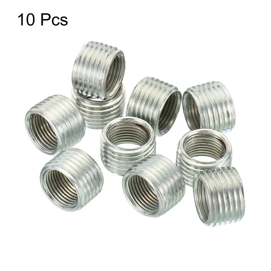 Датчик M16x1.5mm M12x1mm Thread Adapters Sleeve Reducing Nut 10mm Pipe Connector — фото лота 2