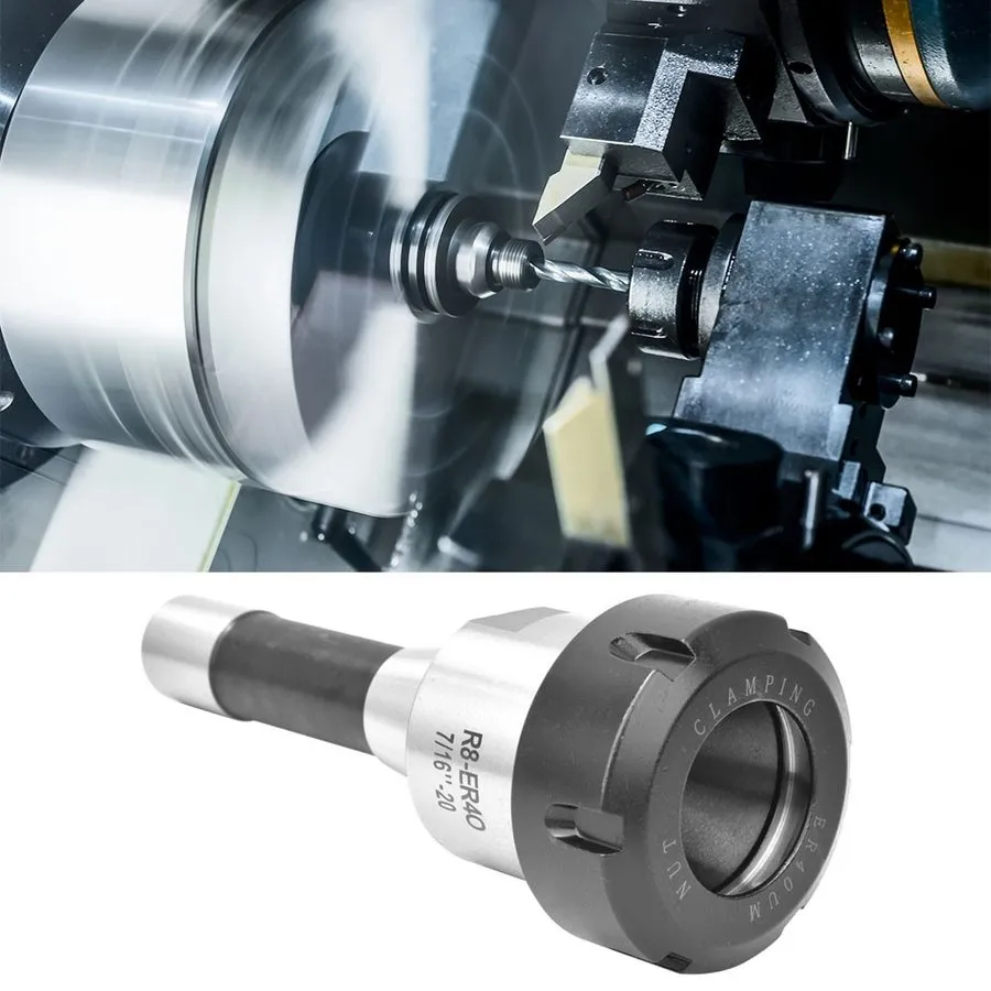 Режущий инструмент R8-ER40 7/16in-20UNF Collet Chuck Holder Milling Tool Holder 