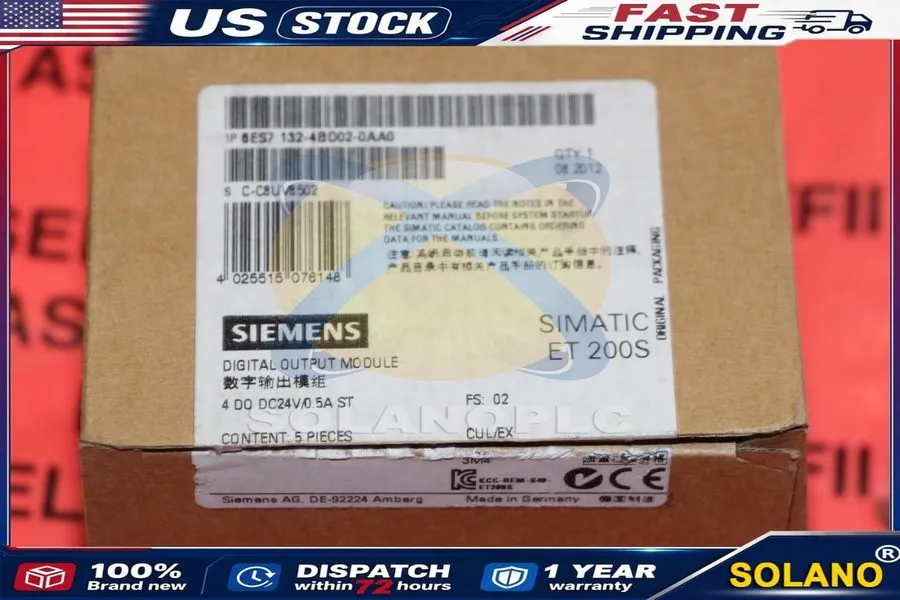 Модуль ввода-вывода 6ES7132-4BD02-0AA0 Siemens ET 200S Digital Output 24 V DC / 