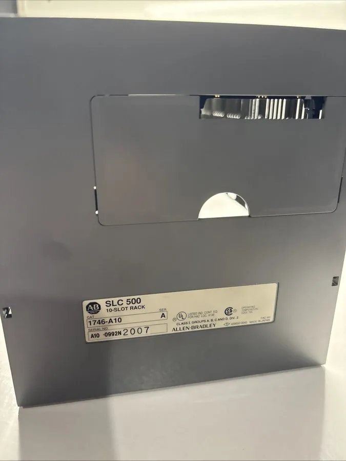 ПЛК Allen Bradley 1746-A10 SLC 500 10 Slot PLC Chassis Rack