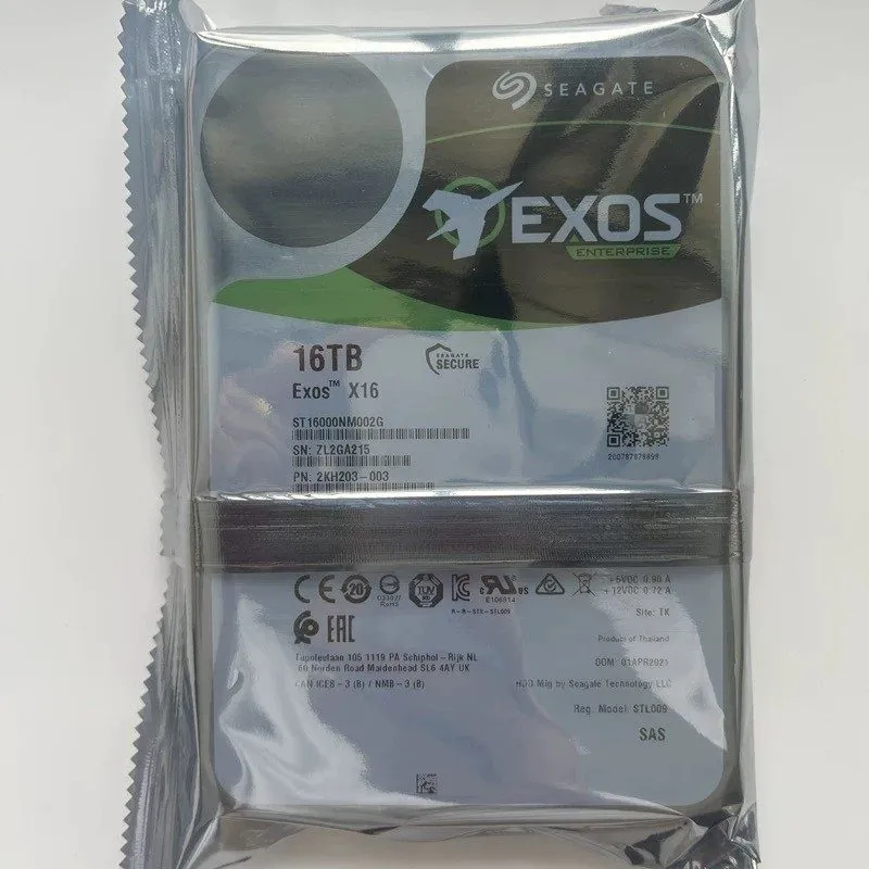 Жёсткий диск Seagate Exos X16 ST16000NM002G 16TB 512e SAS 12Gb 7200RPM 256MB Har