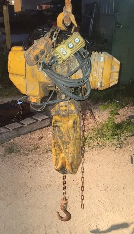 Таль Harrington 1/2 Ton Electric Chain Hoist 1000 lbs 26 FPM ES3B-114 ES005S — фото лота 2