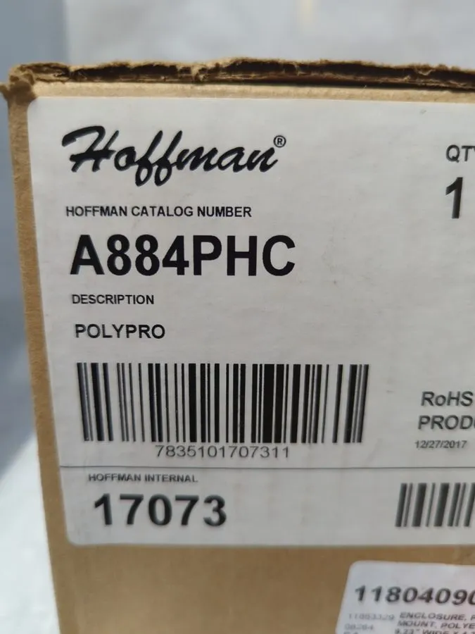 Монтажный шкаф Hoffman A884PHC 8x8x4 Enclosure PolyPro Type 4X, Polyester