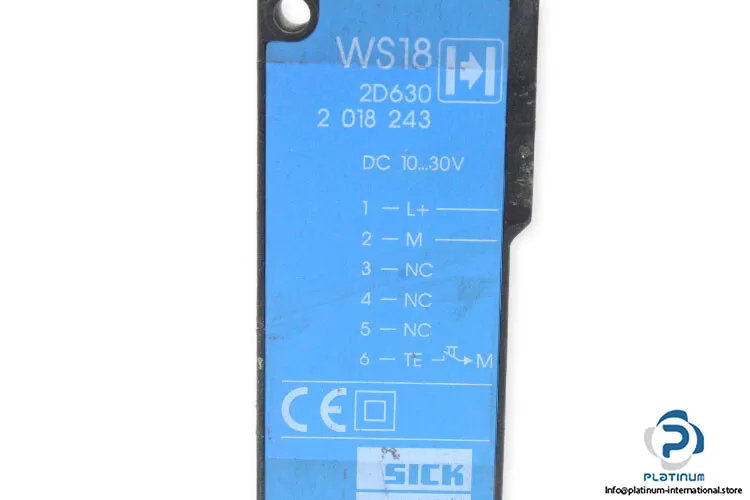 Фотоэлектрический датчик SICK WS18-2D630 THROUGH-BEAM PHOTOELECTRIC SENSOR SENDE