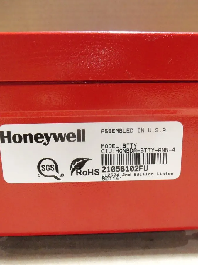 СХД HONEYWELL HONBDA-BTTY-ANN-4 BBU BTTY EXTERNAL ANNUNICATOR HONBDA FIRE ALARM