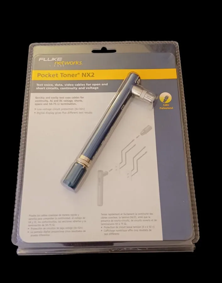 Тестер Fluke Networks PTNX2 Pocket Toner NX2 Coax Cable Tester Blue
