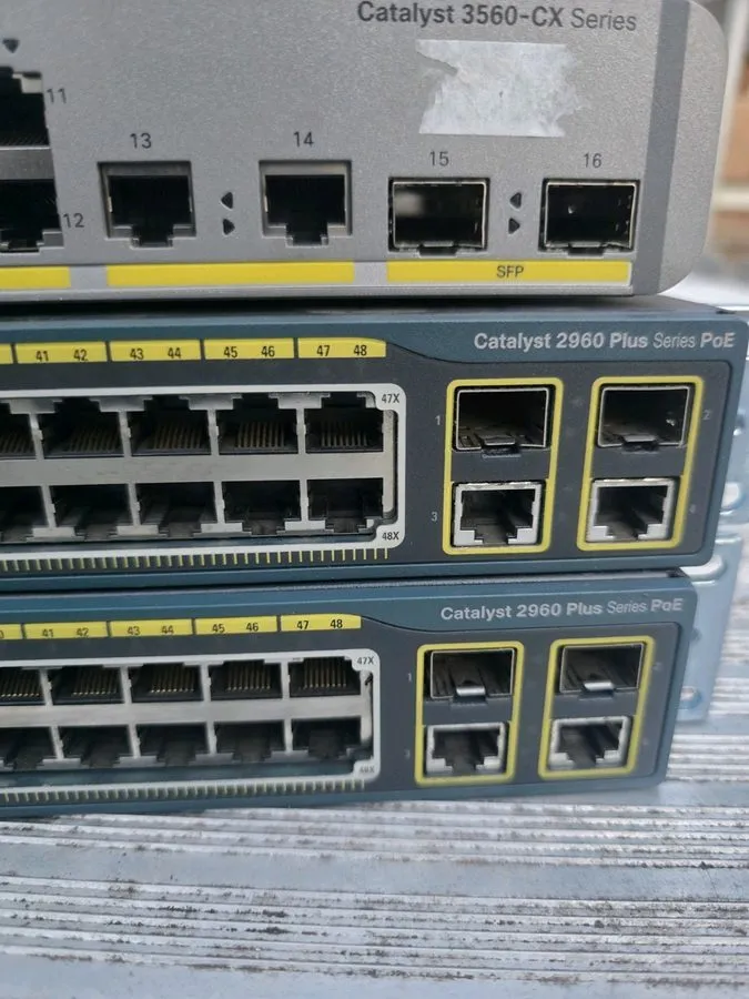 Коммутатор Cisco WS-C3560CX-12PC 16 Ports Fully Managed Ethernet Switch