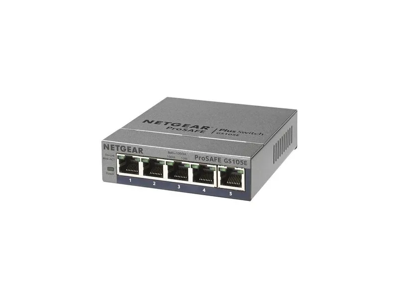 Коммутатор NETGEAR ProSafe Plus GS105Ev2 switch 5 ports unmanaged desktop