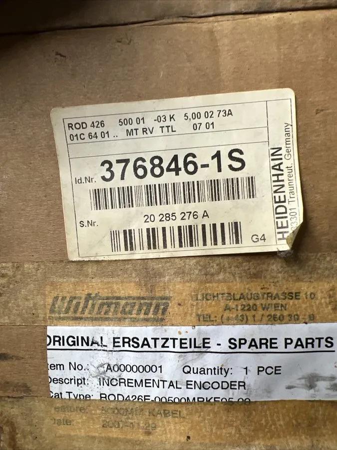 Энкодер HEIDENHAIN ROD 426 500 line rotary encoder ID 376846-1S ID 295434-1S — фото лота 1