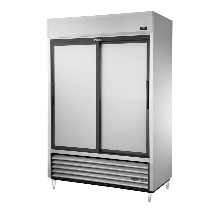 Холодильный шкаф True TSD-47-HC 54" Stainless Steel Sliding Door Reach-In Refrig — фото лота 1