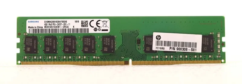 Сервер 8GB 1Rx8 PC4-2400T-ED1-11 Server ECC RAM M391A1K43BB1-CRCQ Samsung — фото лота 1