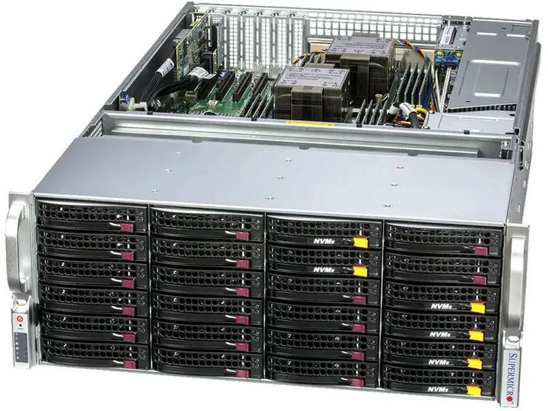 Сервер Supermicro SSG-621E-ACR12L 2U Storage Server -12Bay X13DEI-T 1200W Redund — фото лота 1