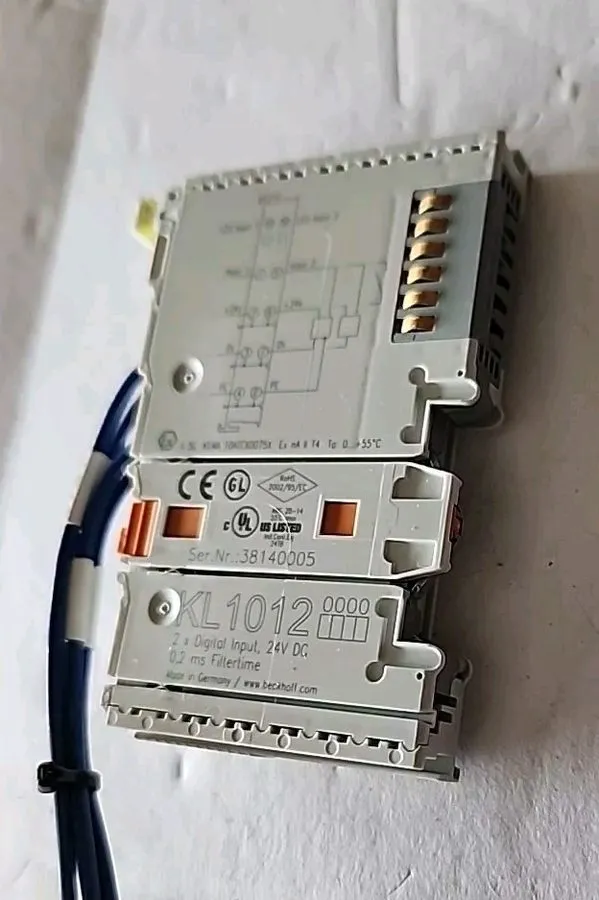 Модуль ввода-вывода Beckhoff KL1012 24VDC 0.2ms 2-Channel Digital Input Bus Term