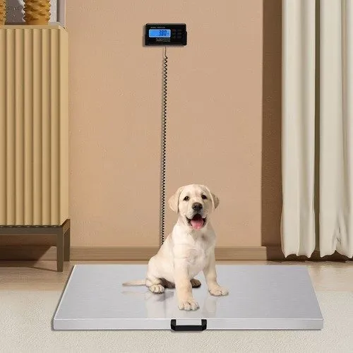 Весы 440lbs/200kg Livestock Vet Platform Scale Dog Pig Sheep Pet Digital Weight  — фото лота 1
