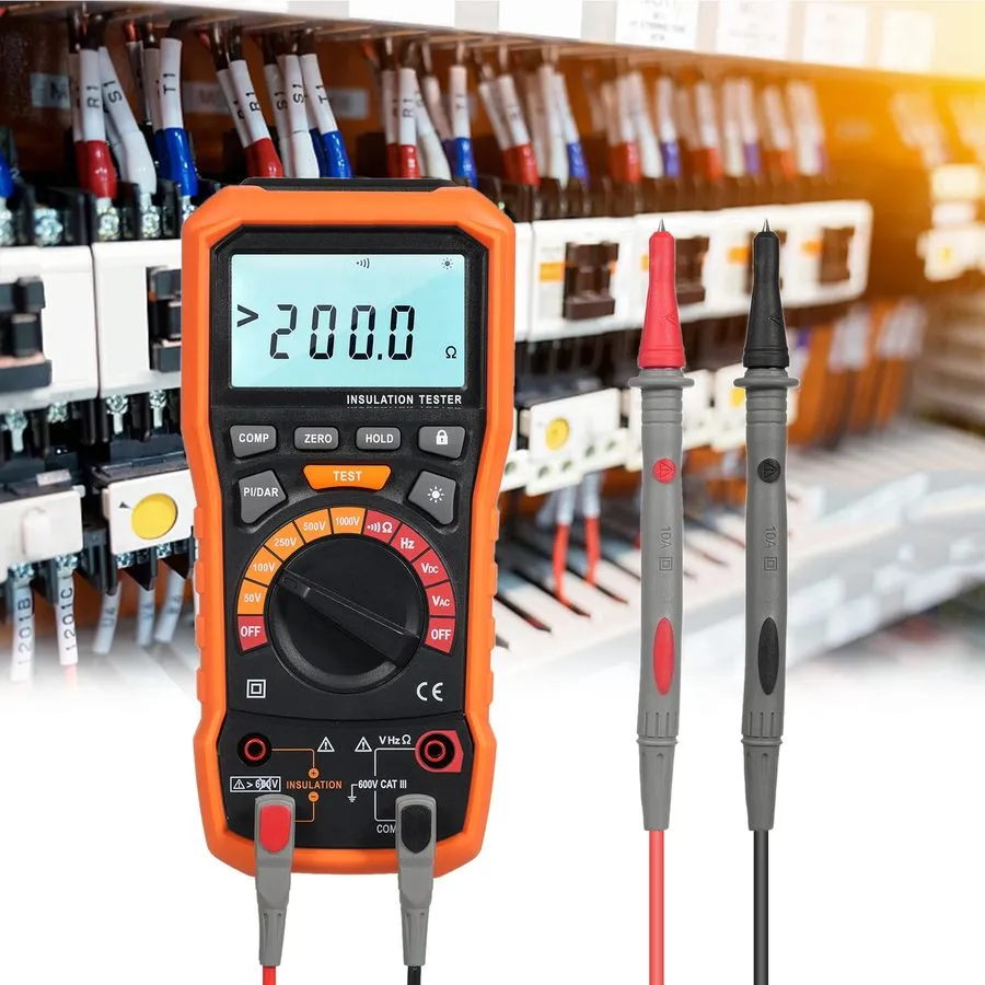Тестер MS5203 Insulation Resistance Tester MS5205 Digital Megohmmeter 2500V 5000