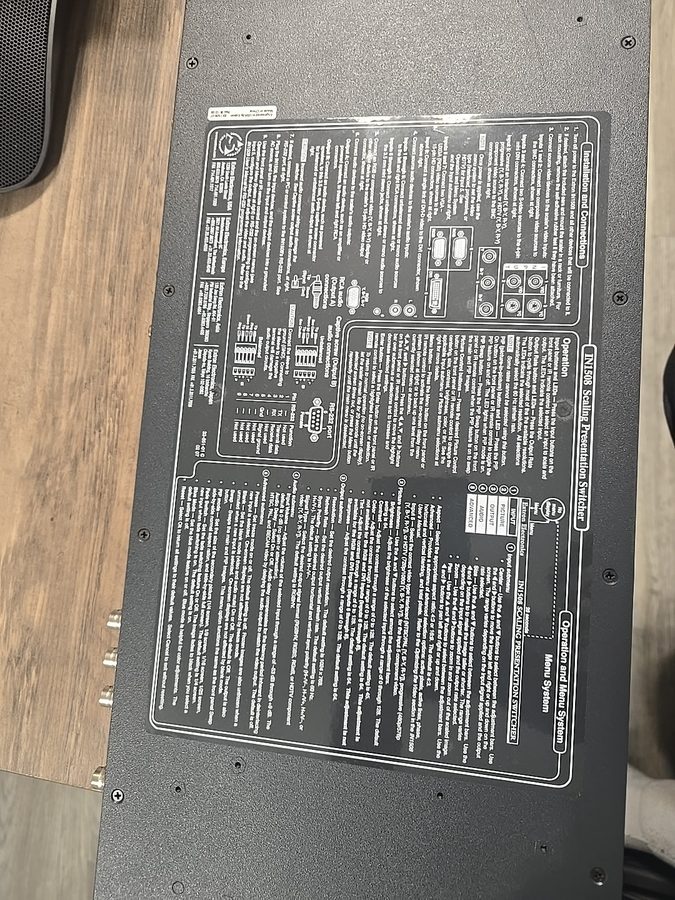Видеокоммутатор Extron IN1508 rackmount Scaling Presentation AV Switcher — фото лота 3
