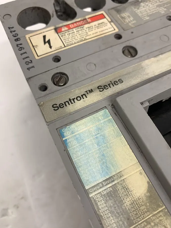 Автоматический выключатель SIEMENS FD63F250 SENTRON SERIES B 250 AMP CIRCUIT BRE