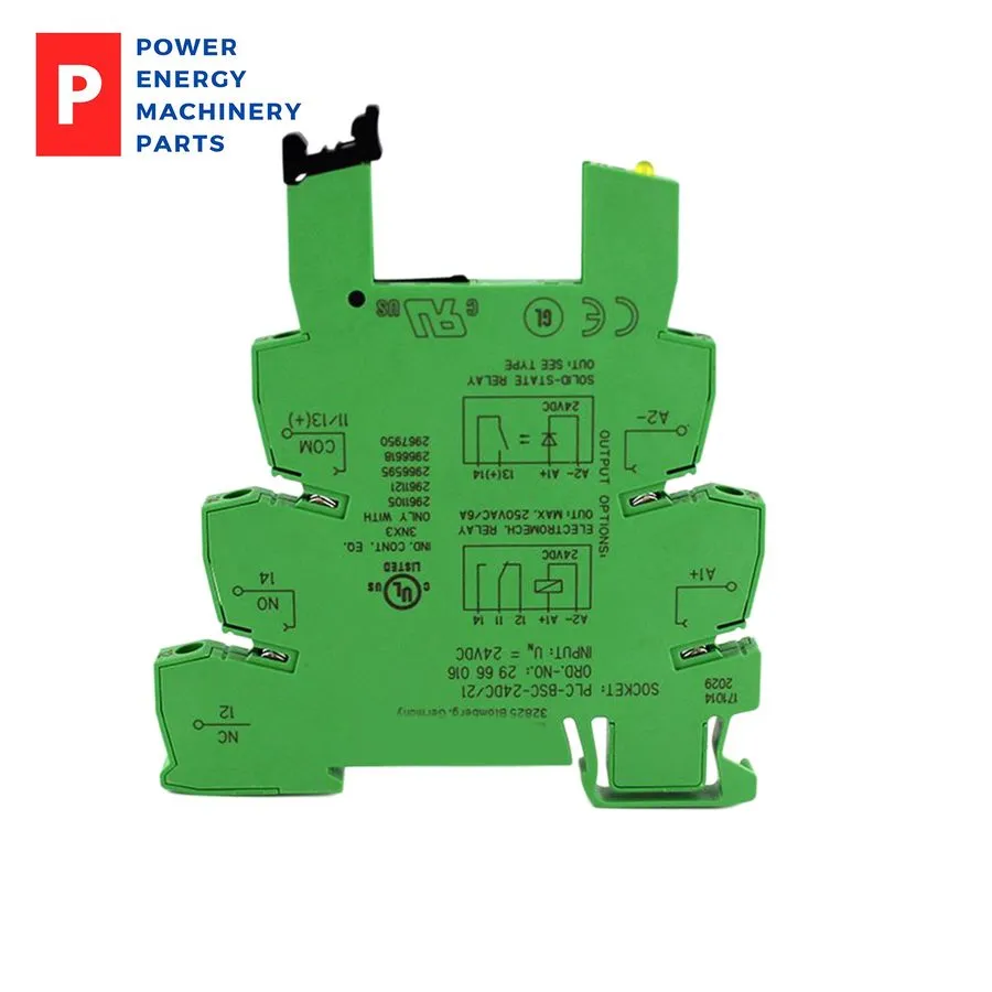 Колодка реле Phoenix Contact 2966016 Relay Socket SPDT 250V 6A, 24VDC Coil, DIN 