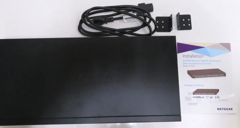 Коммутатор NETGEAR GS348-100NAS 48 Port Gigabit Ethernet Rackmount Unmanaged Swi
