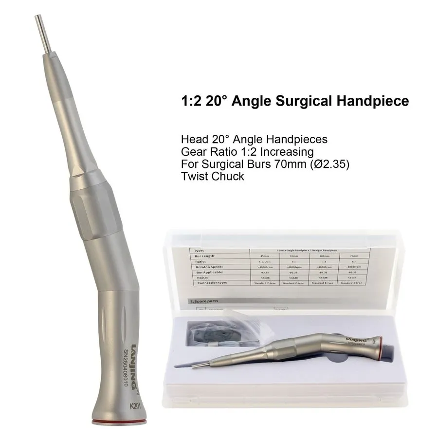 Стоматологический наконечник 1:2 Dental Handpiece Straight Surgical Attachment 2