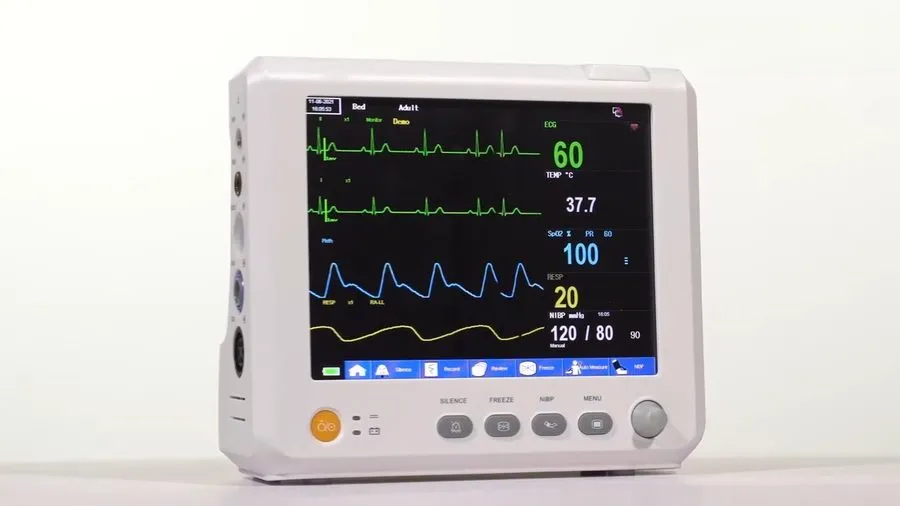 Монитор пациента 10" Screen Ultrathin Patient Monitor Portable 6-parameter Vital