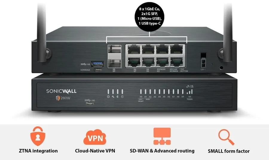 Межсетевой экран TZ280W Sec Upg AE 3YR