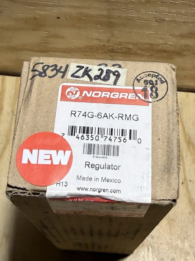 Трубопроводная арматура IMI Norgren R74G-6AK-RMG Air Pressure Regulator W-074