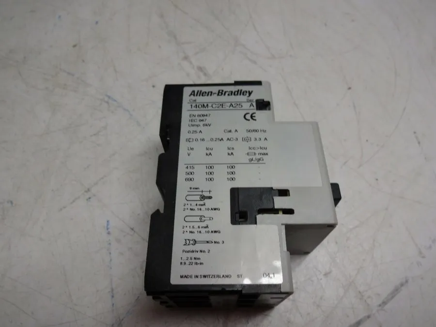 Автоматический выключатель Allen Bradley 140M-C2E-A25 Motor Protection Circuit B