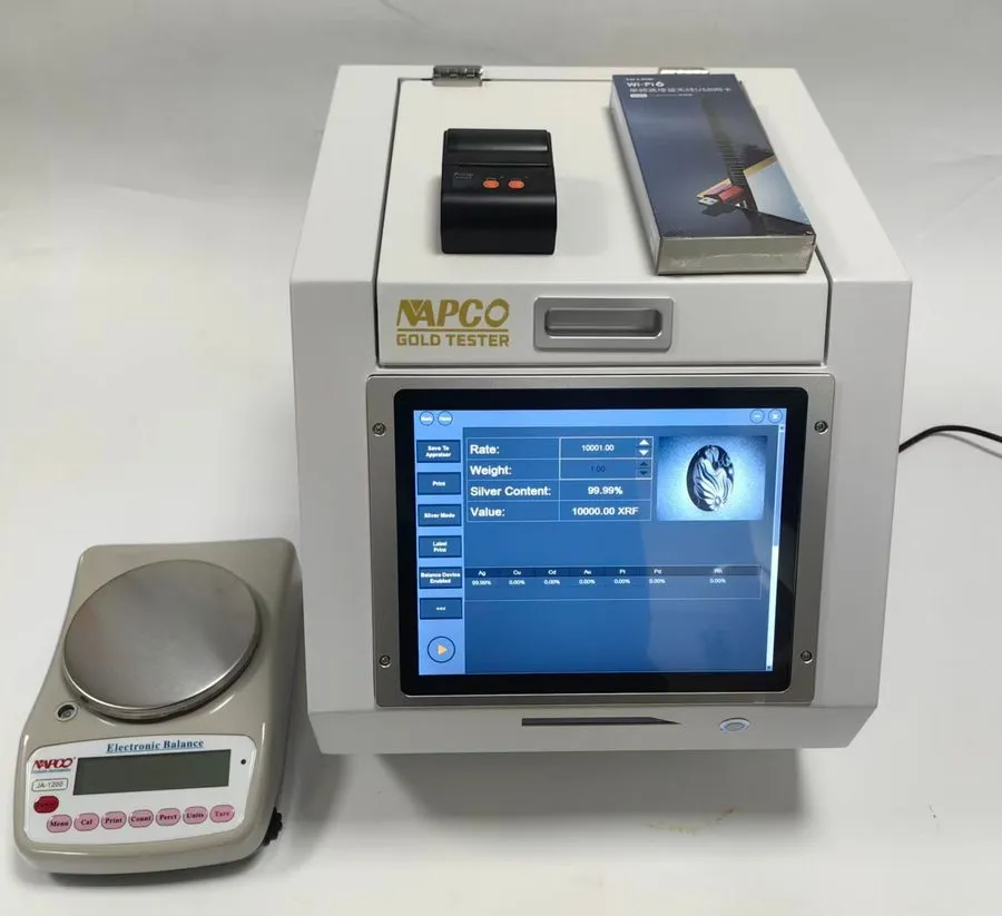 Анализатор спектра 24K Gold XRF Spectrum Analyzer Gold platinum Purity Density 7 — фото лота 1
